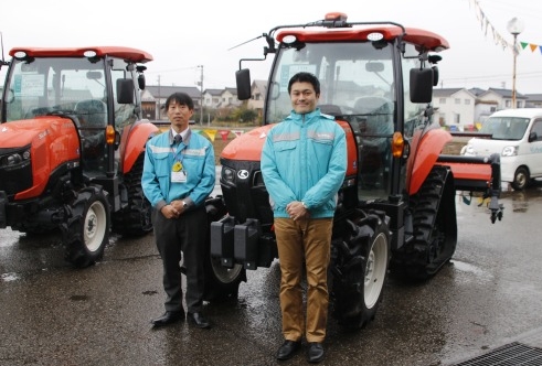 スマート農機で攻勢を 各拠点で春の主力機PR 新潟クボタ 春のきらめきクボタの日